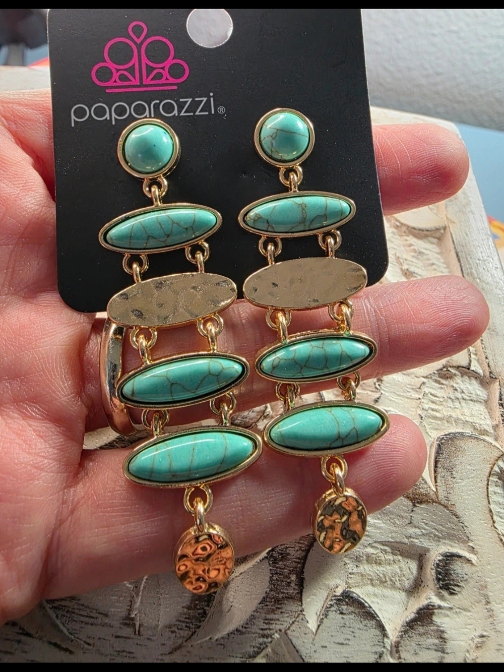 Rustic Reverie Earrings - Picture 2 of 3